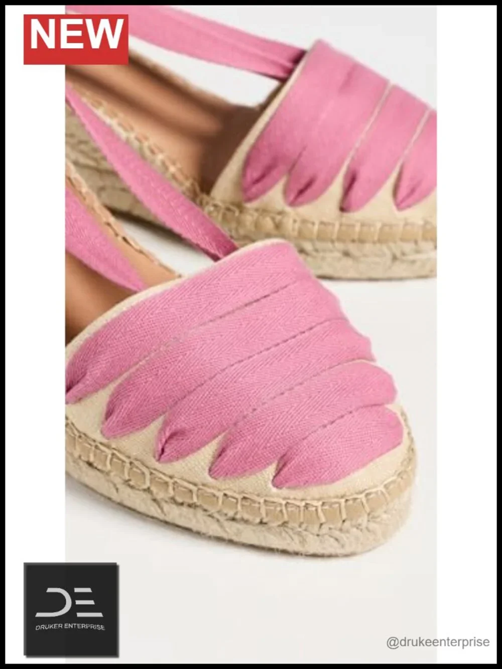 Espadrille Wedge Sandals 2.5in Heel Ankle Strap